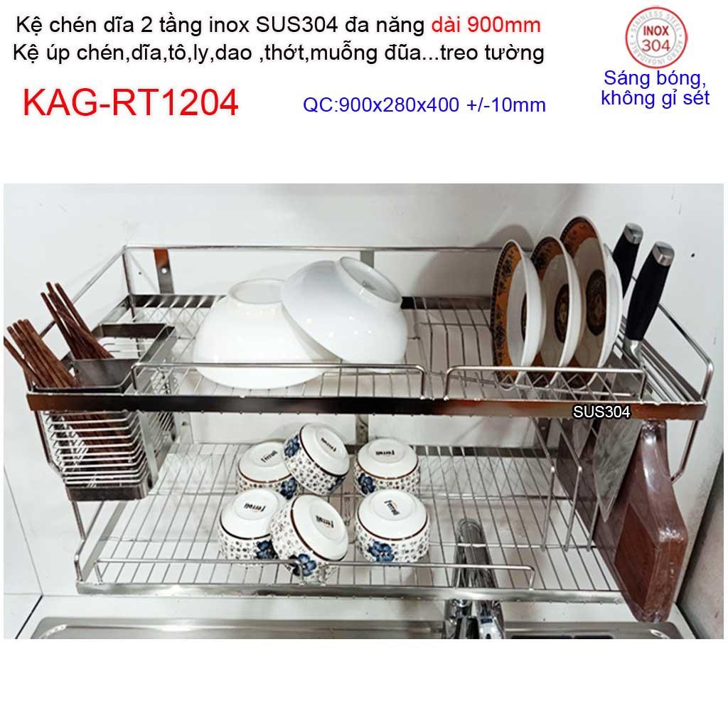 KỆ ĐỰNG CHÉN BÁT 2 TẦNG KAG-RT1204