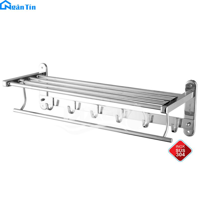 MÁNG KHĂN TẦNG ĐÔI INOX HOMEBOSS MKT04