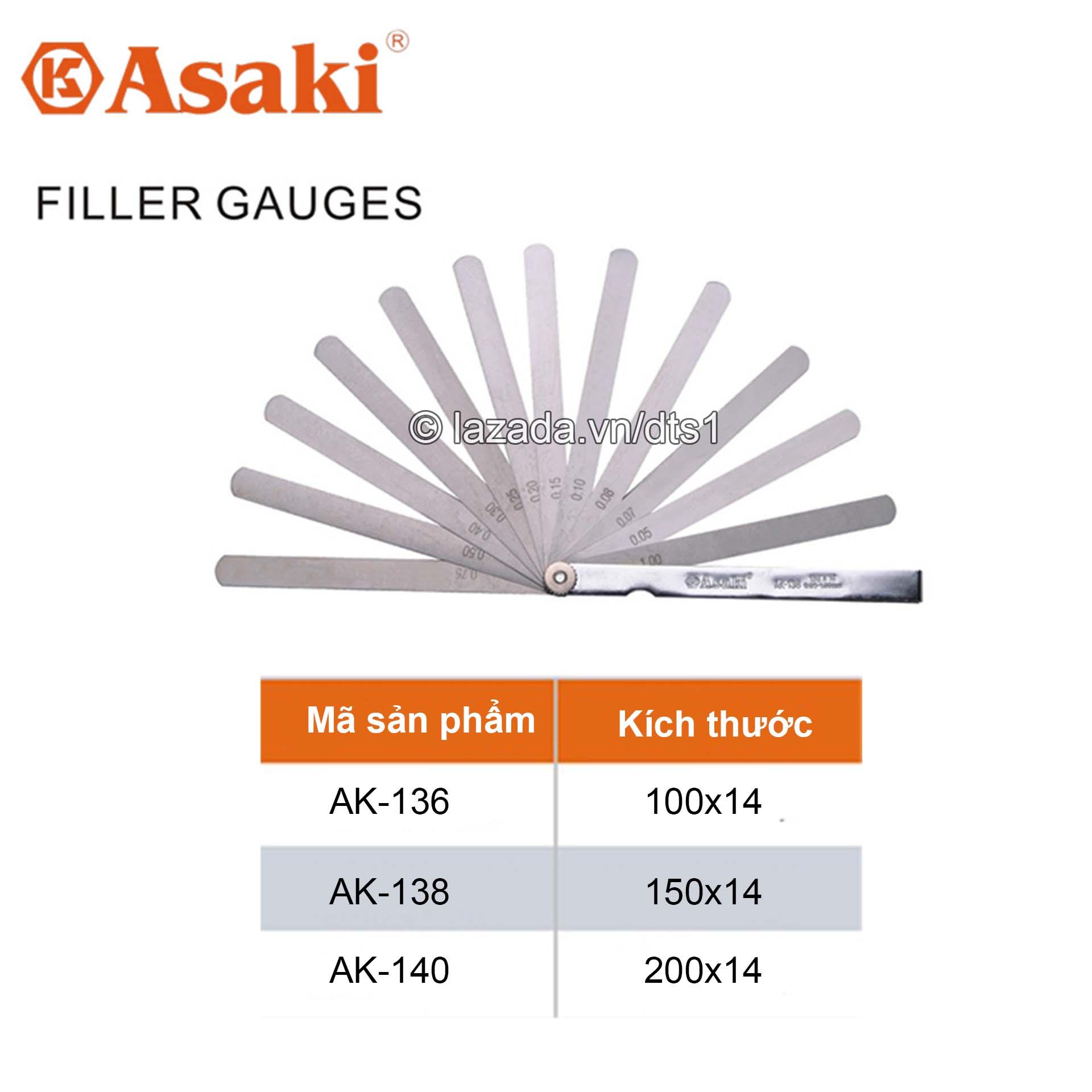 THƯỚC CĂN LÁ ASAKI AK-140