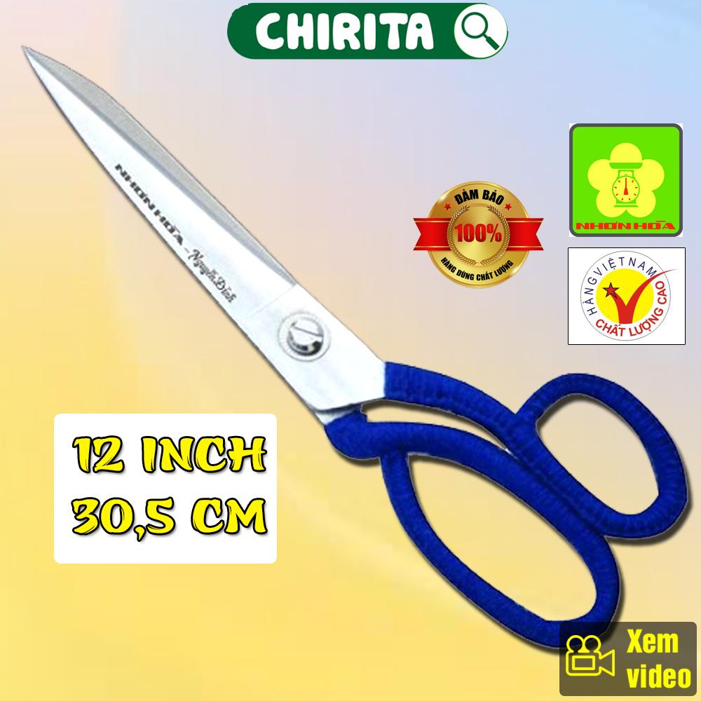 Kéo rèn cắt may chuyên nghiệp NHƠN HÒA NHK-12TR