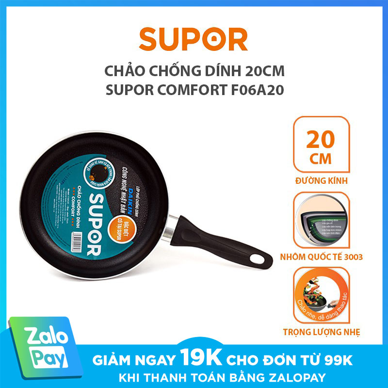Chảo chống dính SUPOR Comfort F06A20 (20cm)