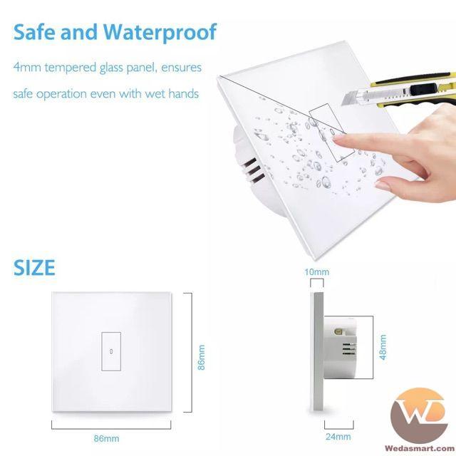 Công tắc bình nóng lạnh Tuya Wifi