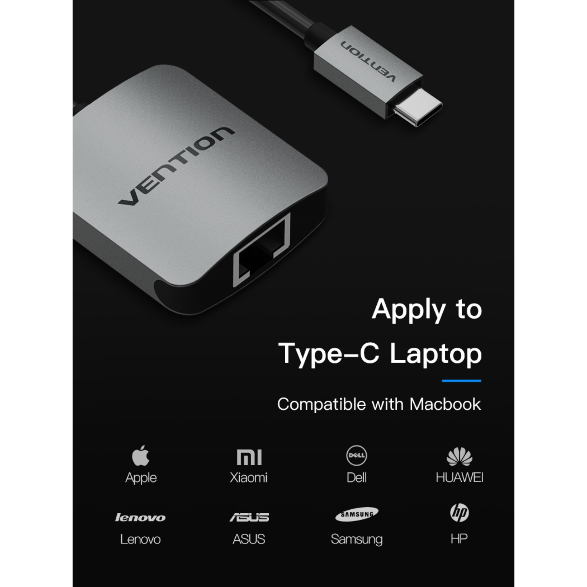CÁP CHUYỂN ĐỔI TYPE-C TO LAN VENTION CFGHA