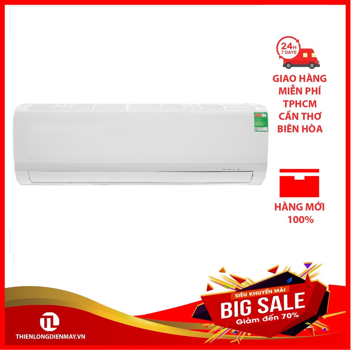 Máy Lạnh/Điều Hòa Midea MSAFB-18CRN8 2.0HP