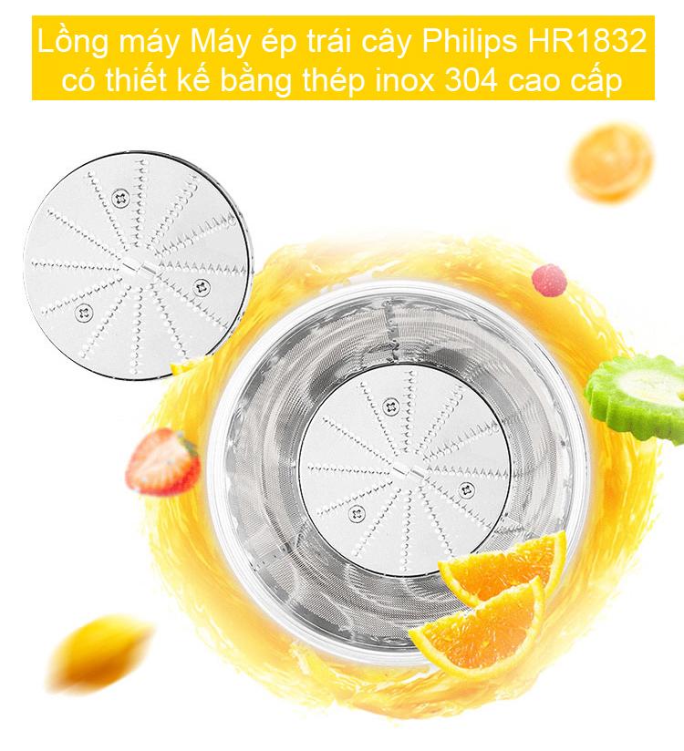 Máy ép trái cây Philips HR1832