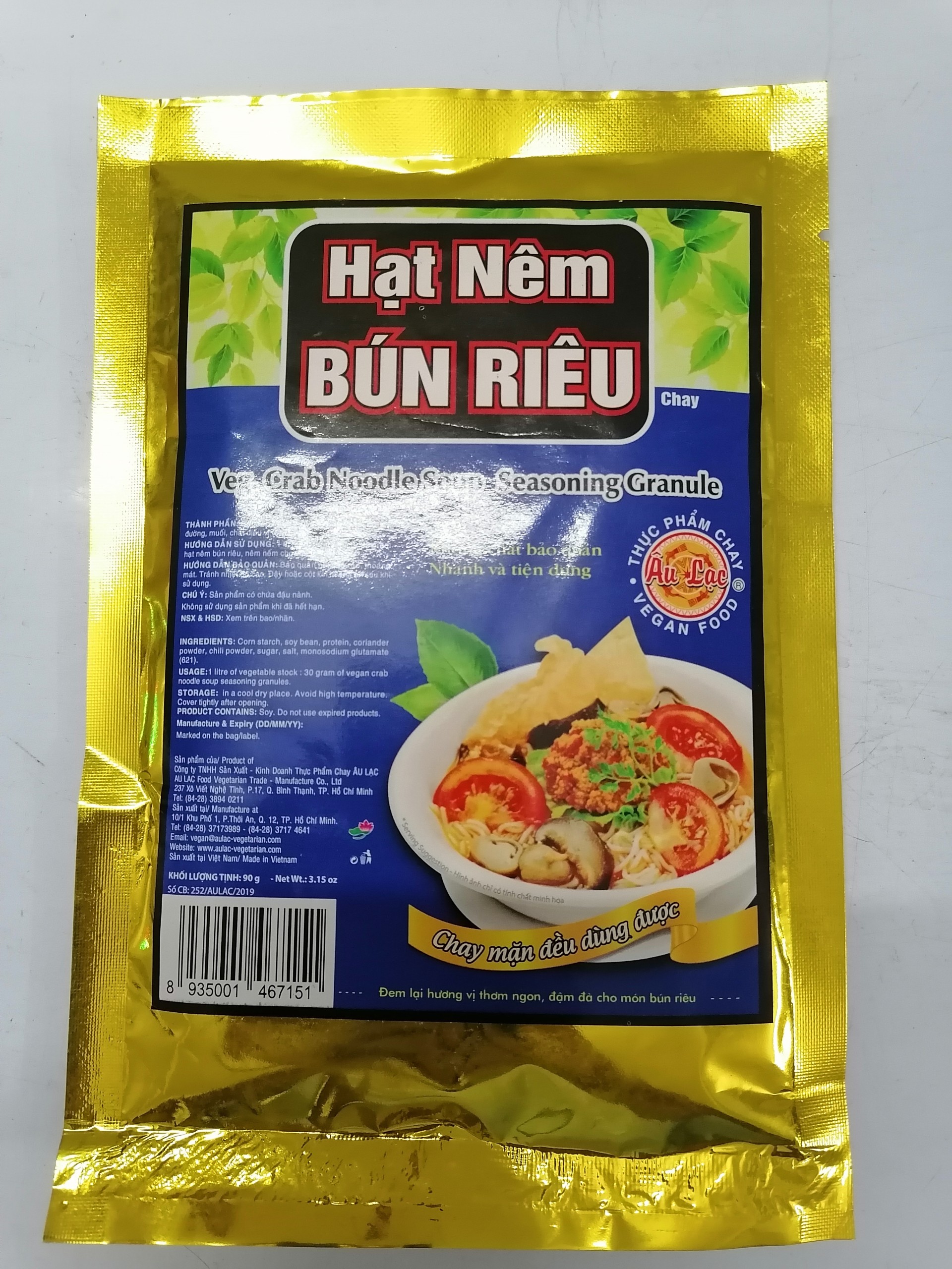 Hạt Nêm Chay Âu Lạc Bún Riêu
