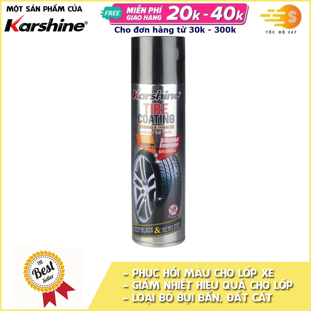 Dung dịch phục hồi và dưỡng lốp ô tô Karshine KA-TC500
