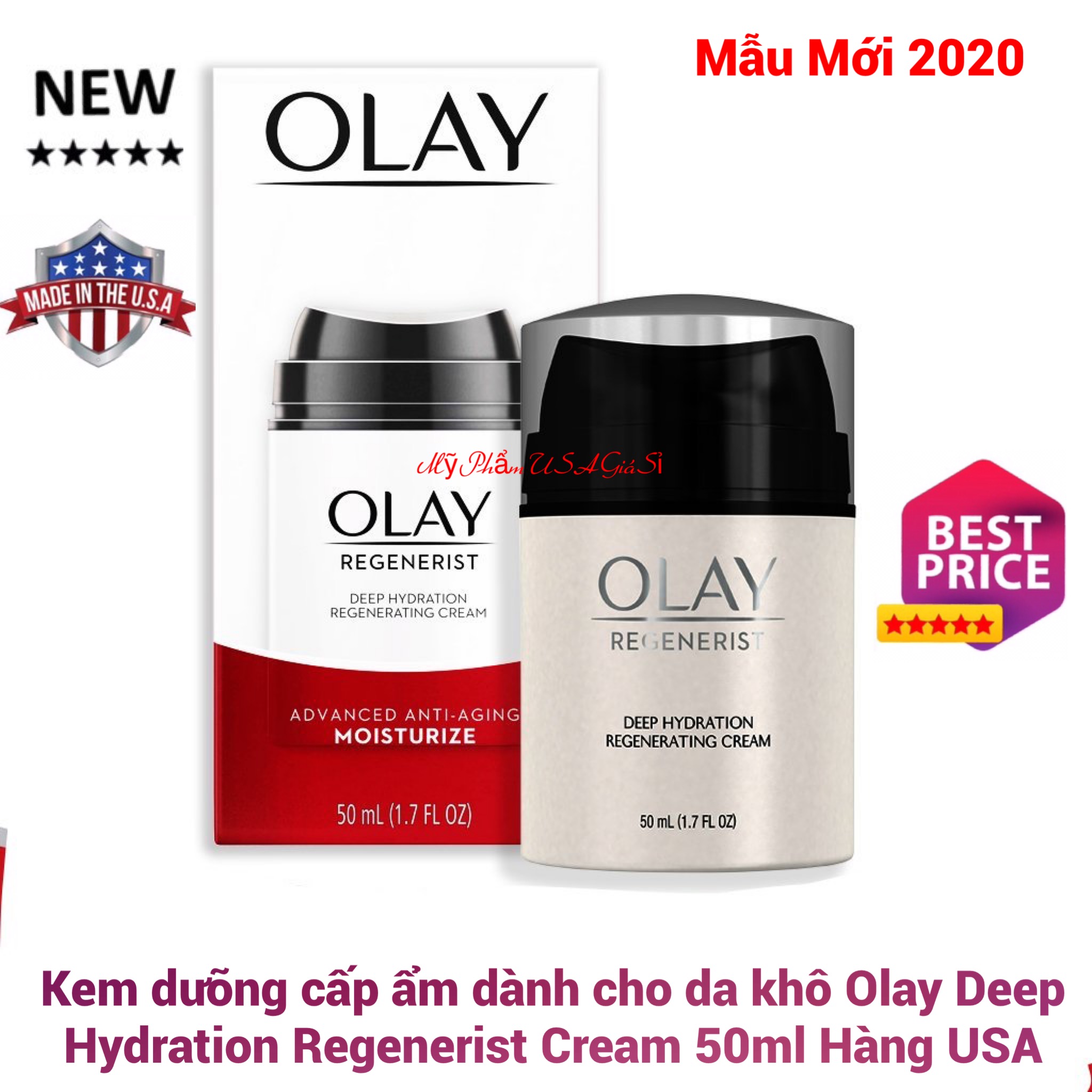 Kem Dưỡng Ẩm Olay Deep Hydration Regenerist Cream 50ml