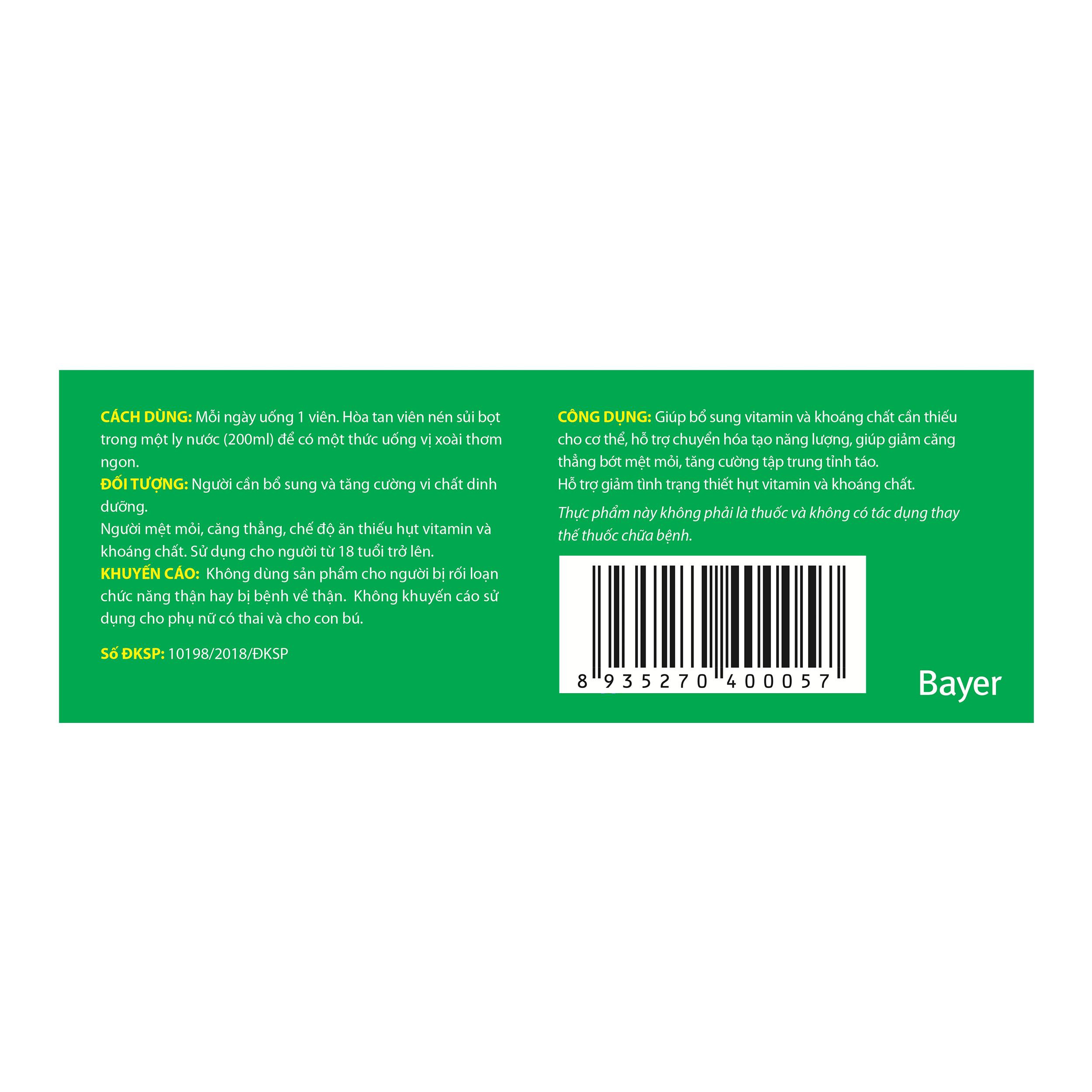 Viên uống bổ sung vitamin Berocca Performance