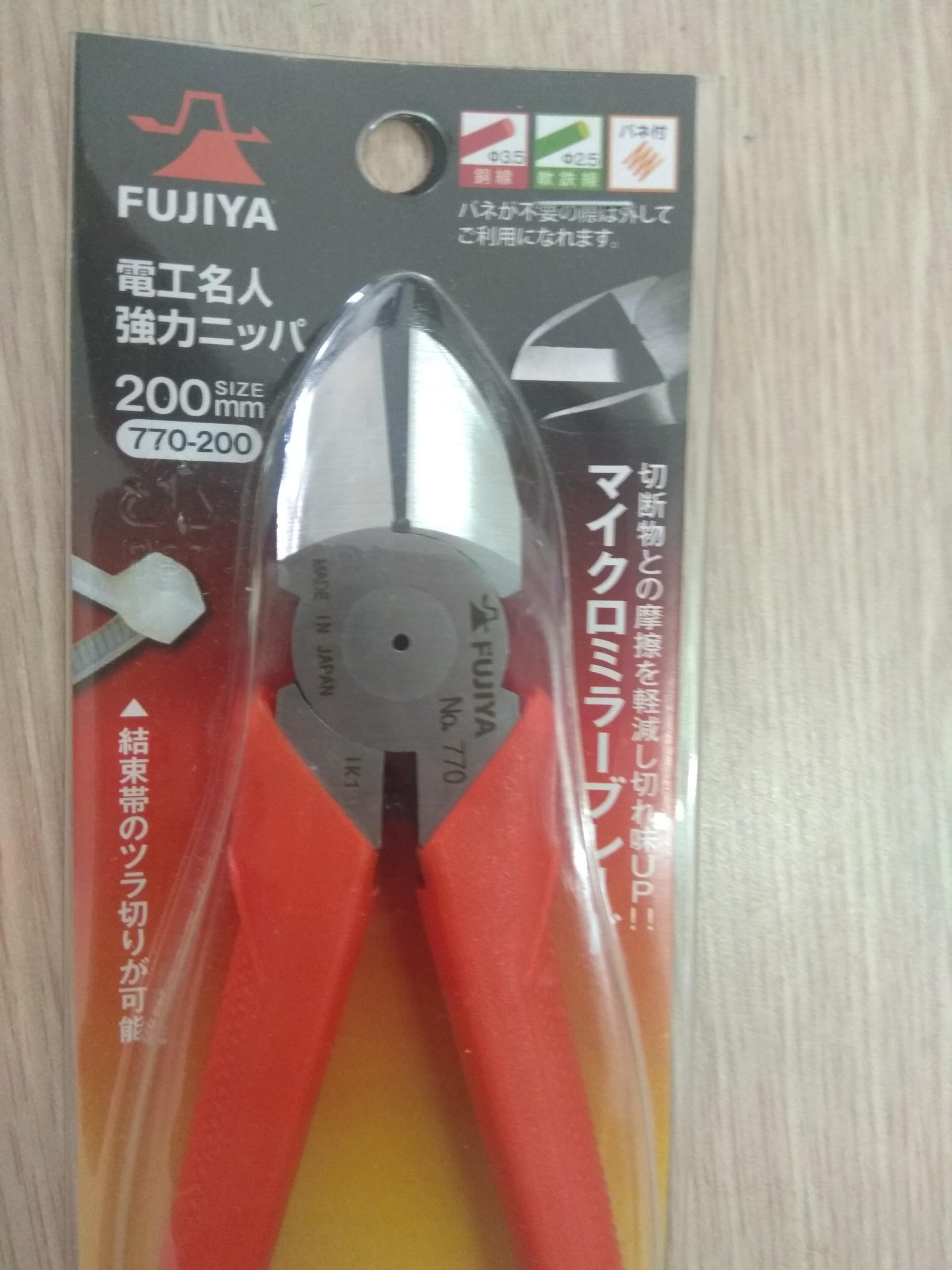 Kìm cắt chéo lưỡi tròn Fujiya 770-200