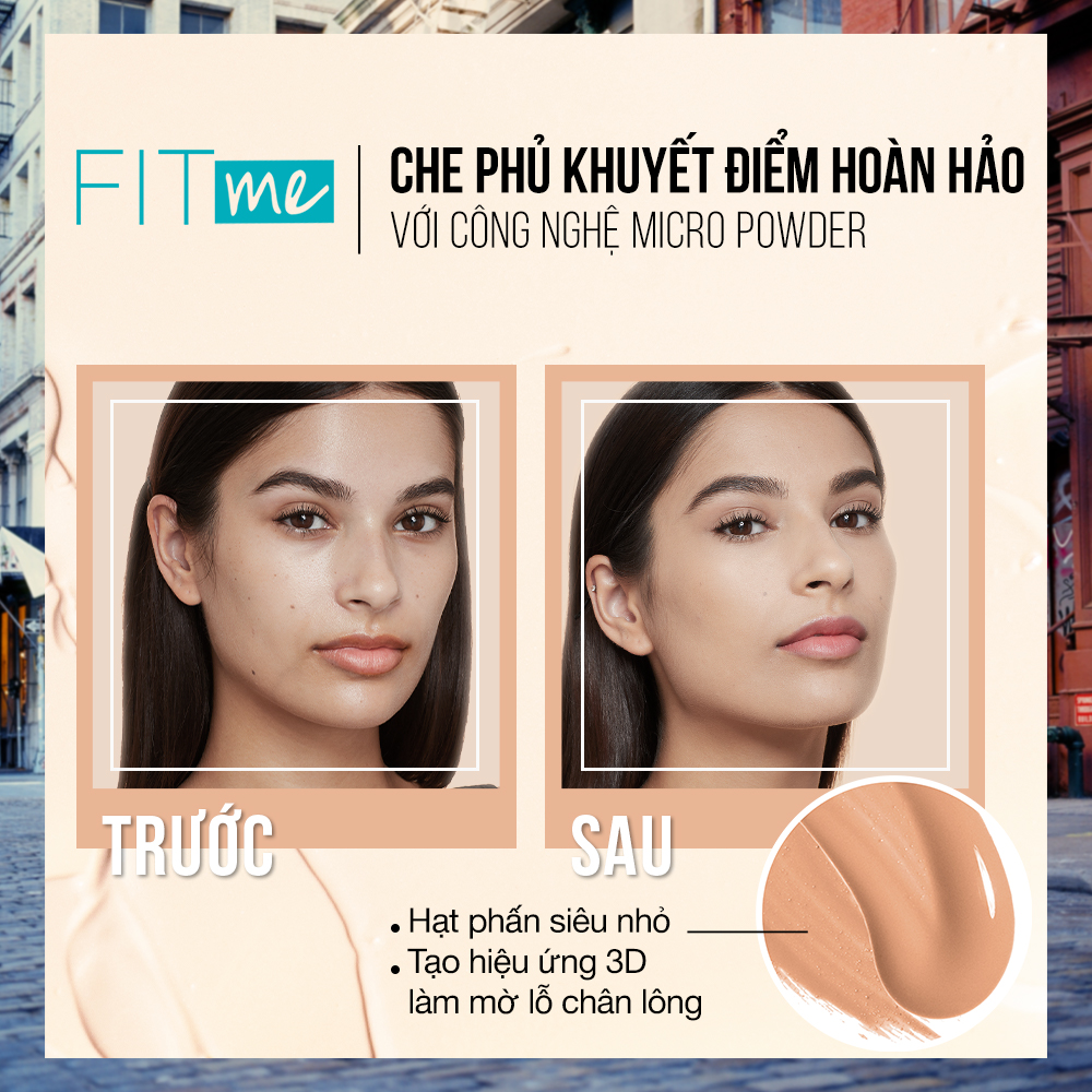 Kem Nền Maybelline Fit Me Foundation Matte - 30ml