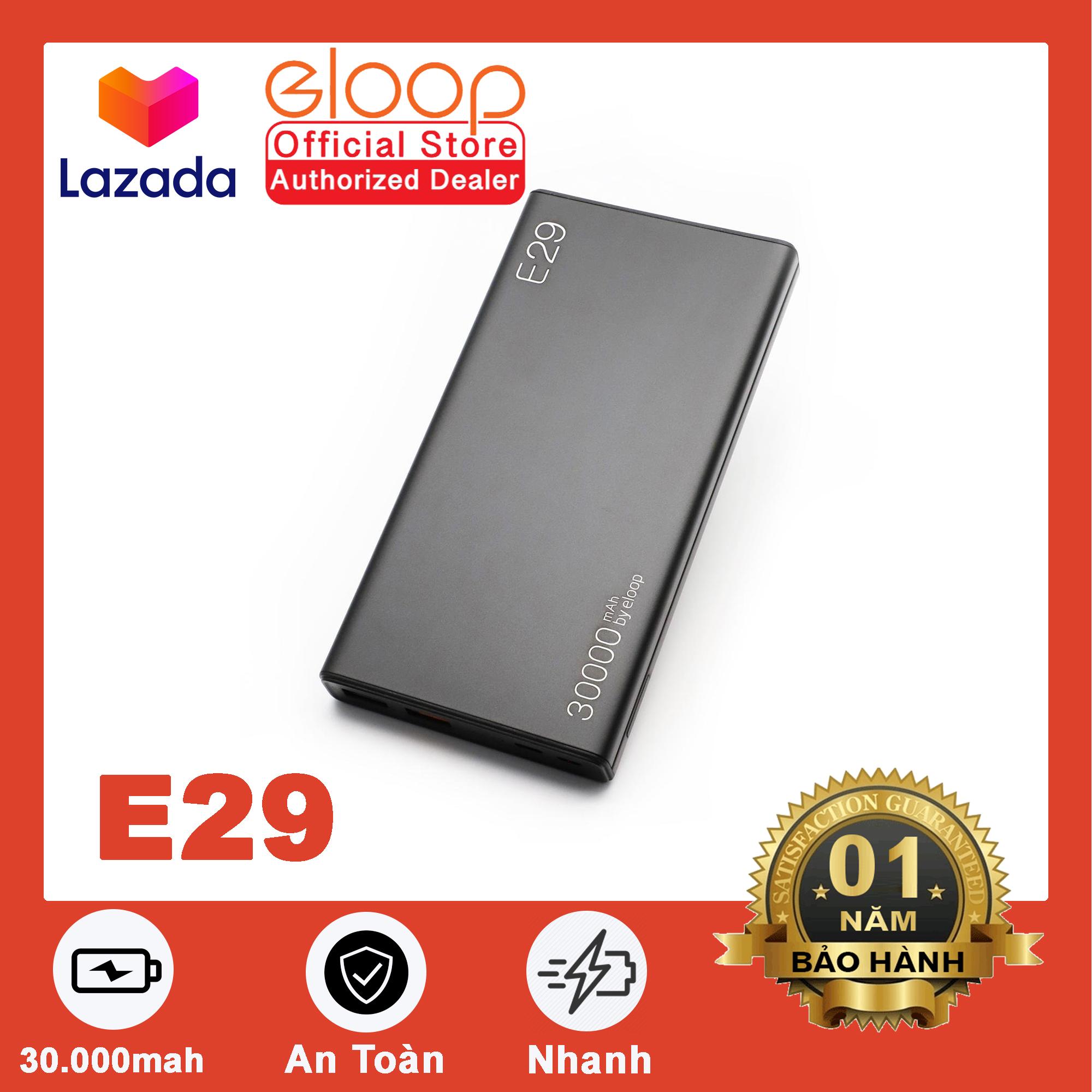 Pin dự phòng Eloop E29 - 30.000mAh