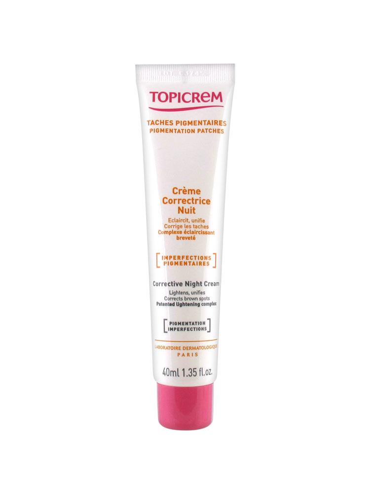 Kem dưỡng trắng da, mờ nám ban đêm Topicrem Corrective Night Cream 40ml
