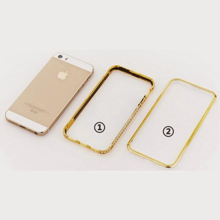 Ốp viền đính đá iPhone 5/5s