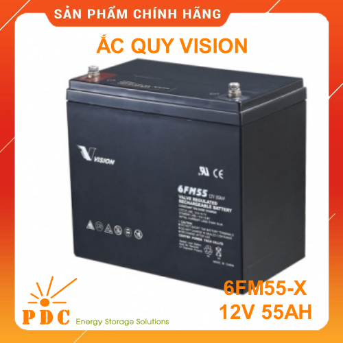 Ắc quy Vision 6FM55-X 12V 55AH