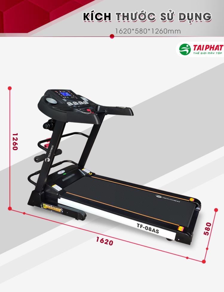 Máy chạy bộ Tech Fitness TF-08AS