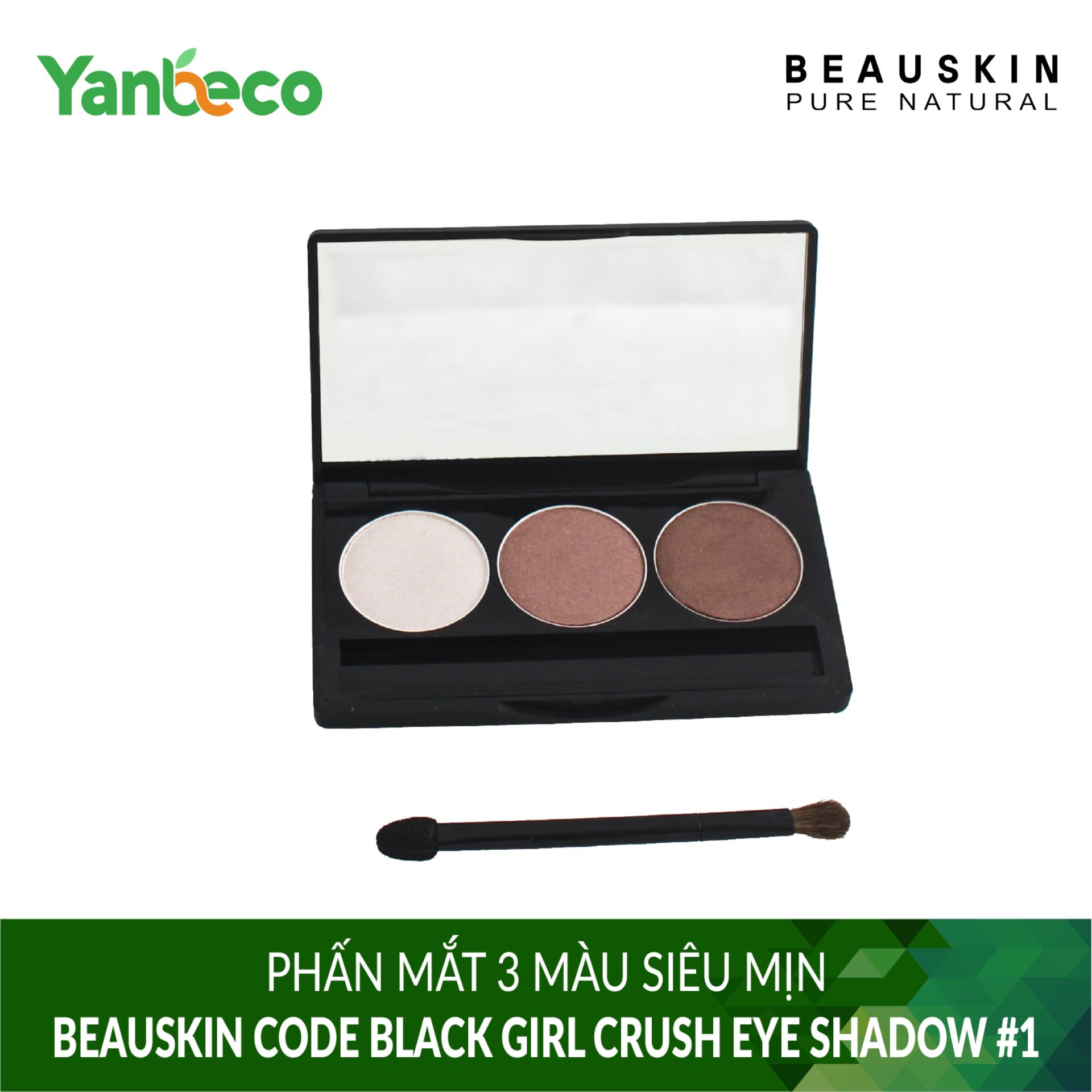 Phấn Mắt 3 màu Beauskin Code Black Girl Crush Eye Shadow