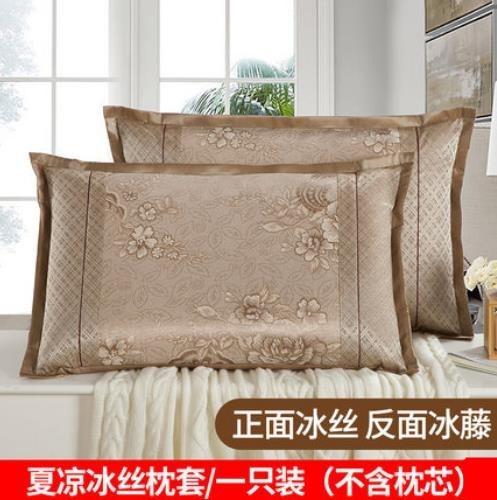 Mùa Hè Gối Tre 48x74 Cặp Mát Mẻ Mùa Hè Vải Viscose Mây Chiếu Duy Nhất Bắn 2