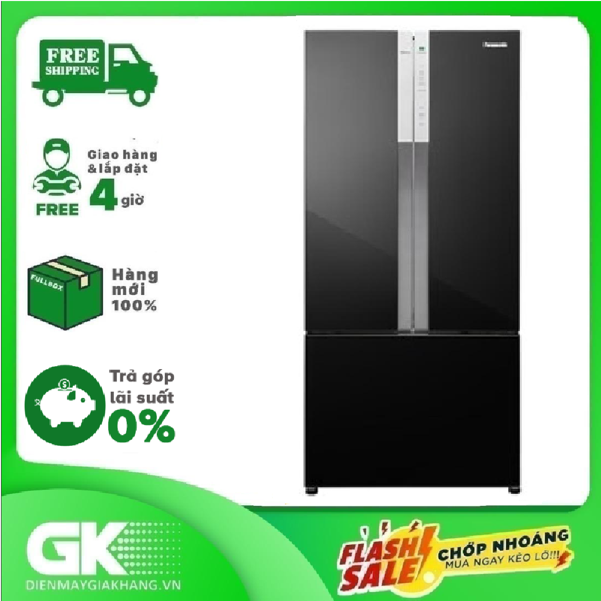 Tủ Lạnh Panasonic NR-CY550GKVN/CY550HKVN/CY550AKVN 494 Lít
