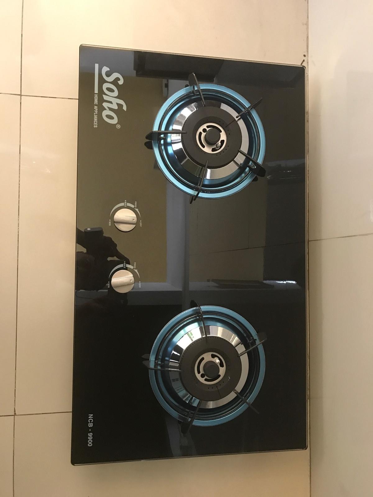Bếp gas âm kính Soho 9900