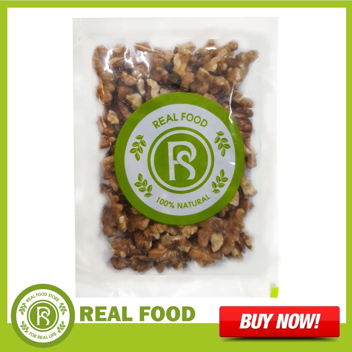 Nhân Óc Chó Real Food Store 100g