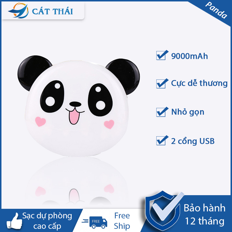 Sạc dự phòng Gấu Trúc 9000mAh
