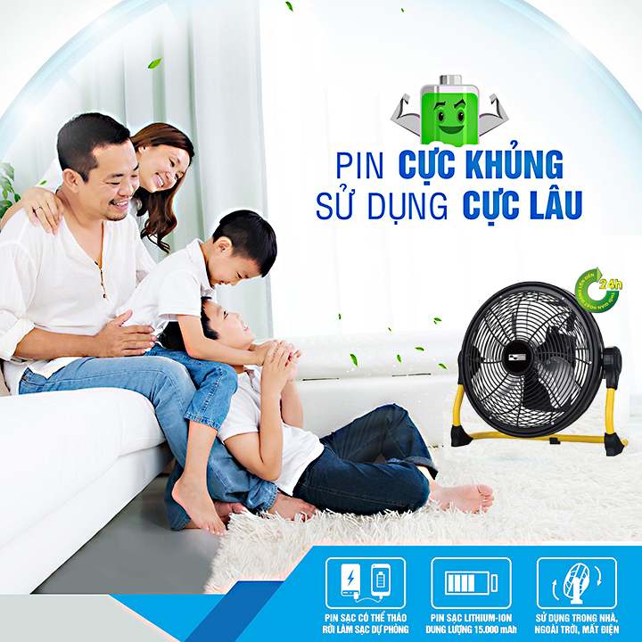 QUẠT SẠC AC ARF02D123DB