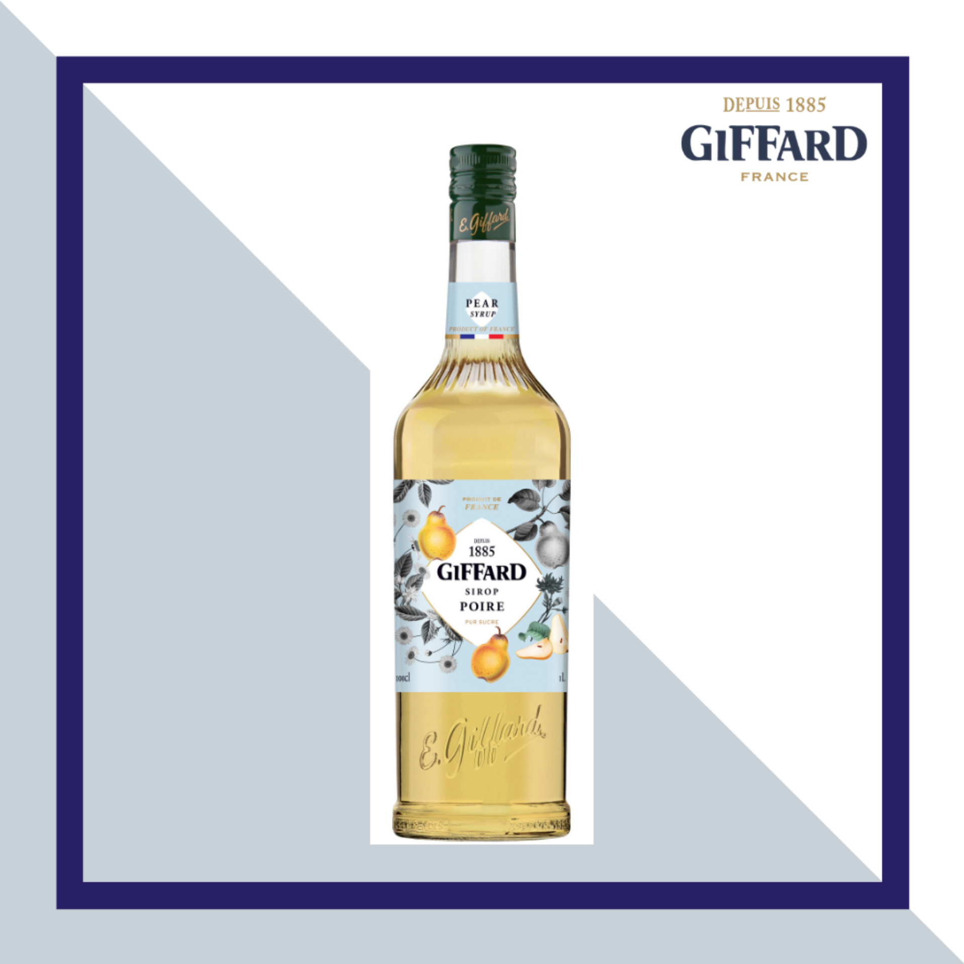 Sirô vị quả Lê Giffard Pear – chai 1L