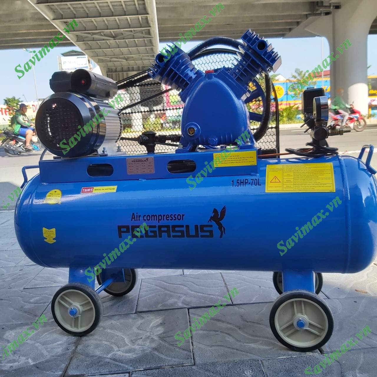 Máy nén khí Pegasus TM-V -0.12/8-70L