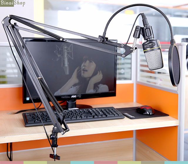 Chân đế micro kẹp bàn cỡ lớn NB-39