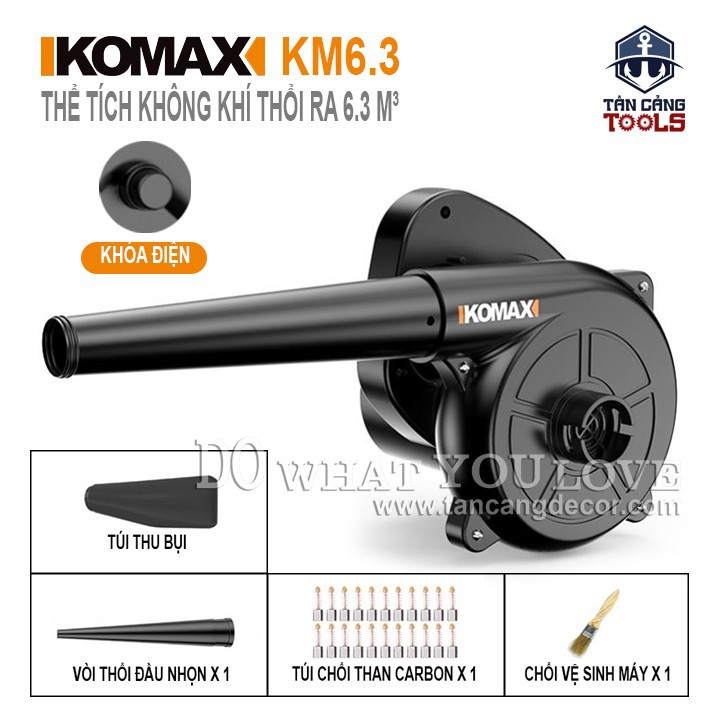MÁY HÚT THỔI BỤI KOMAX KM6.3