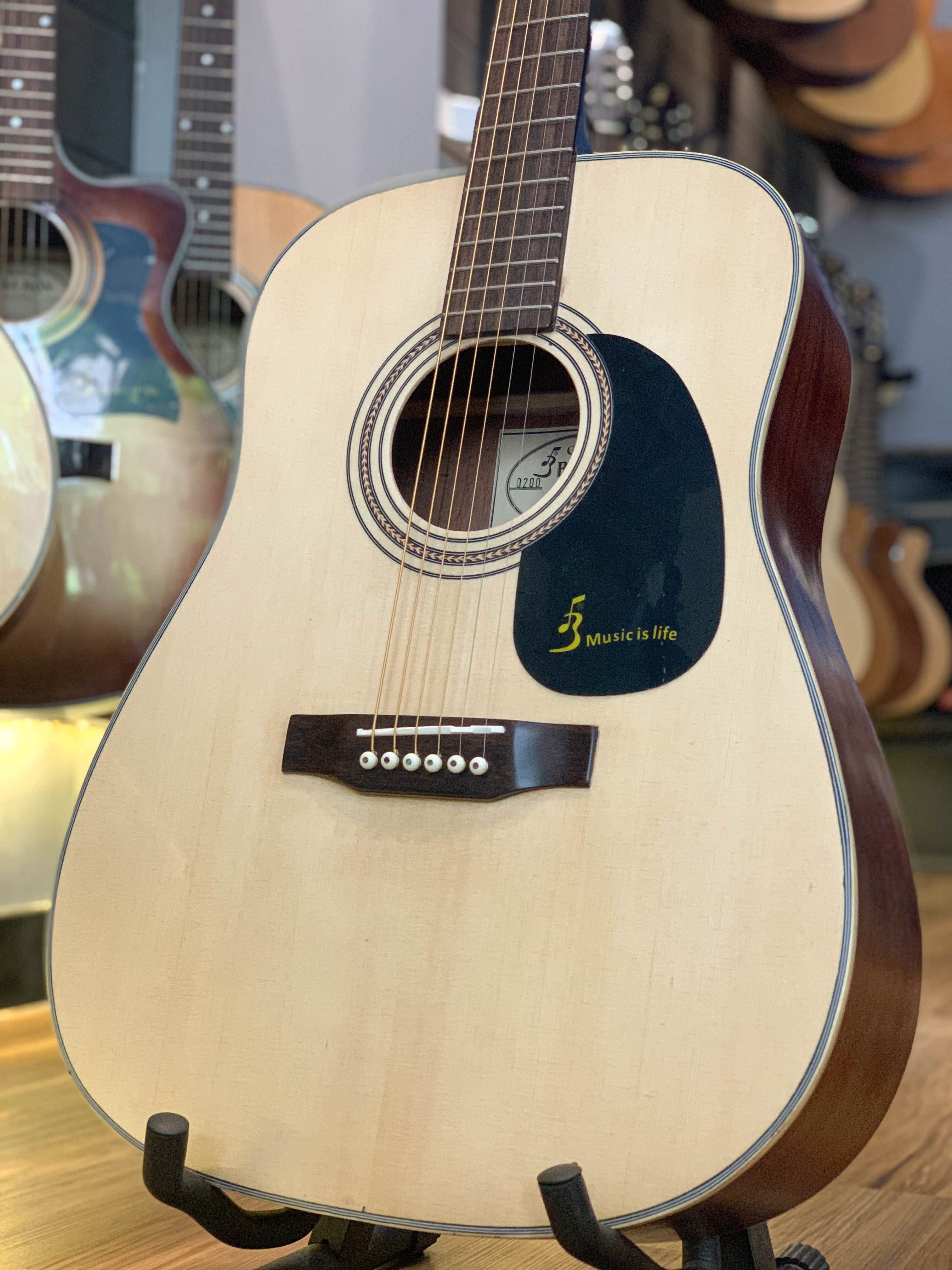 Đàn Guitar Acoustic Ba Đờn D200