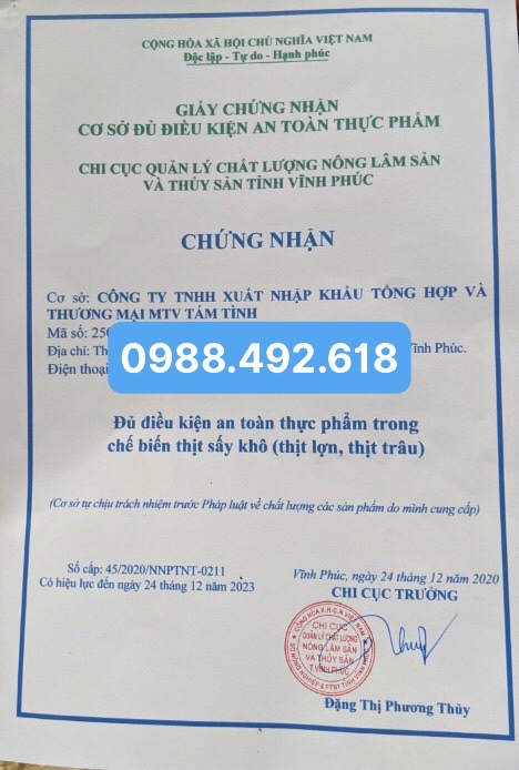Thịt trâu gác bếp 500g