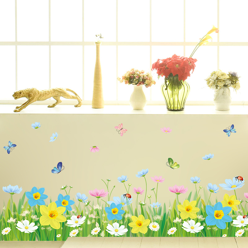 Decal chân cỏ mùa xuân