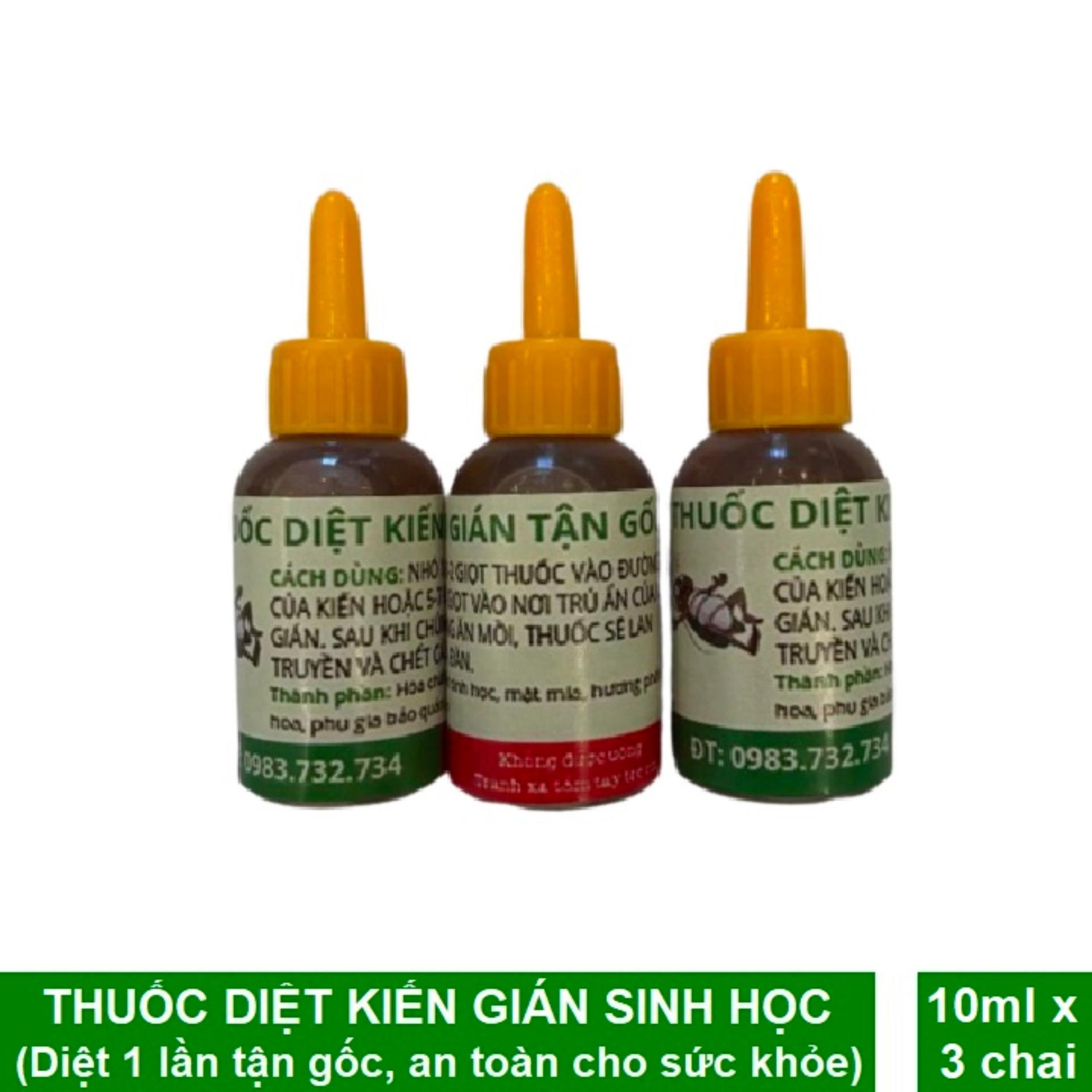 Thuốc diệt kiến sinh học combo 3 chai