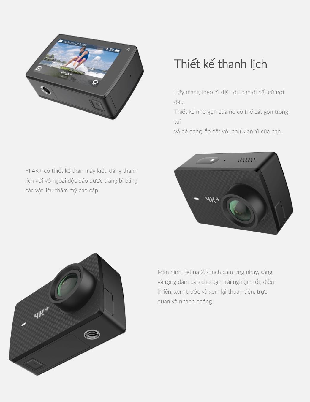 Camera hành động Xiaomi YI 4K Plus