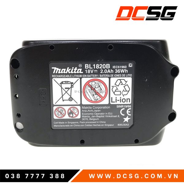 PIN MAKITA BL1820B