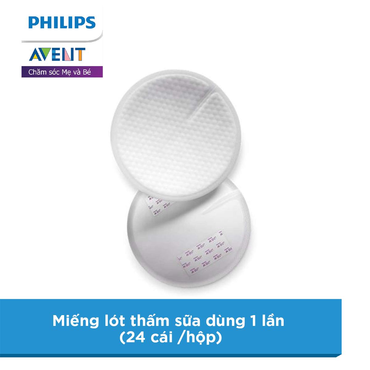 Bộ miếng lót thấm sữa dùng 1 lần Philips Avent SCF254/24 (24 miếng)