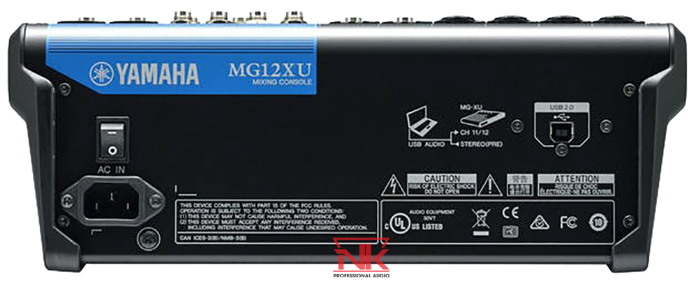 Bộ trộn âm Mixer Yamaha MG12XU