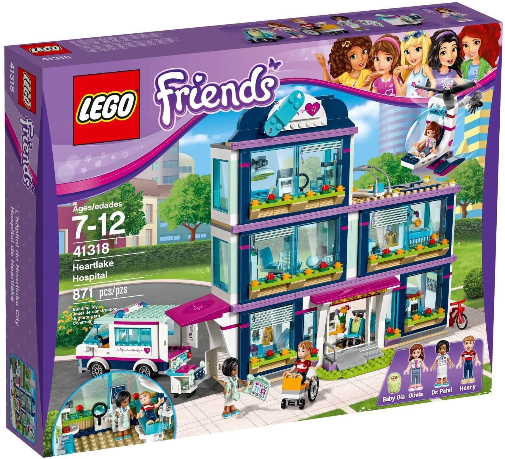 Đồ chơi mô hình Lego - Bệnh viện Heartlake 41318 (871 chi tiết)