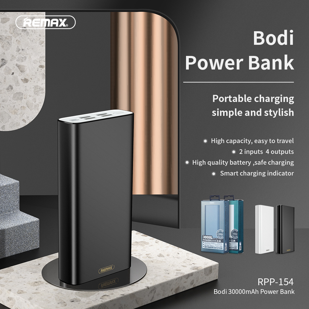 Sạc dự phòng Remax Rpp-154 30.000mah