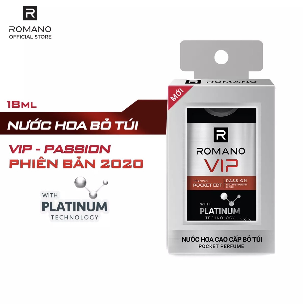 Nước Hoa Bỏ Túi Romano Vip Passion 18ml