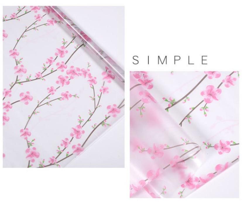 Decal hoa đồng tiền đỏ PK111