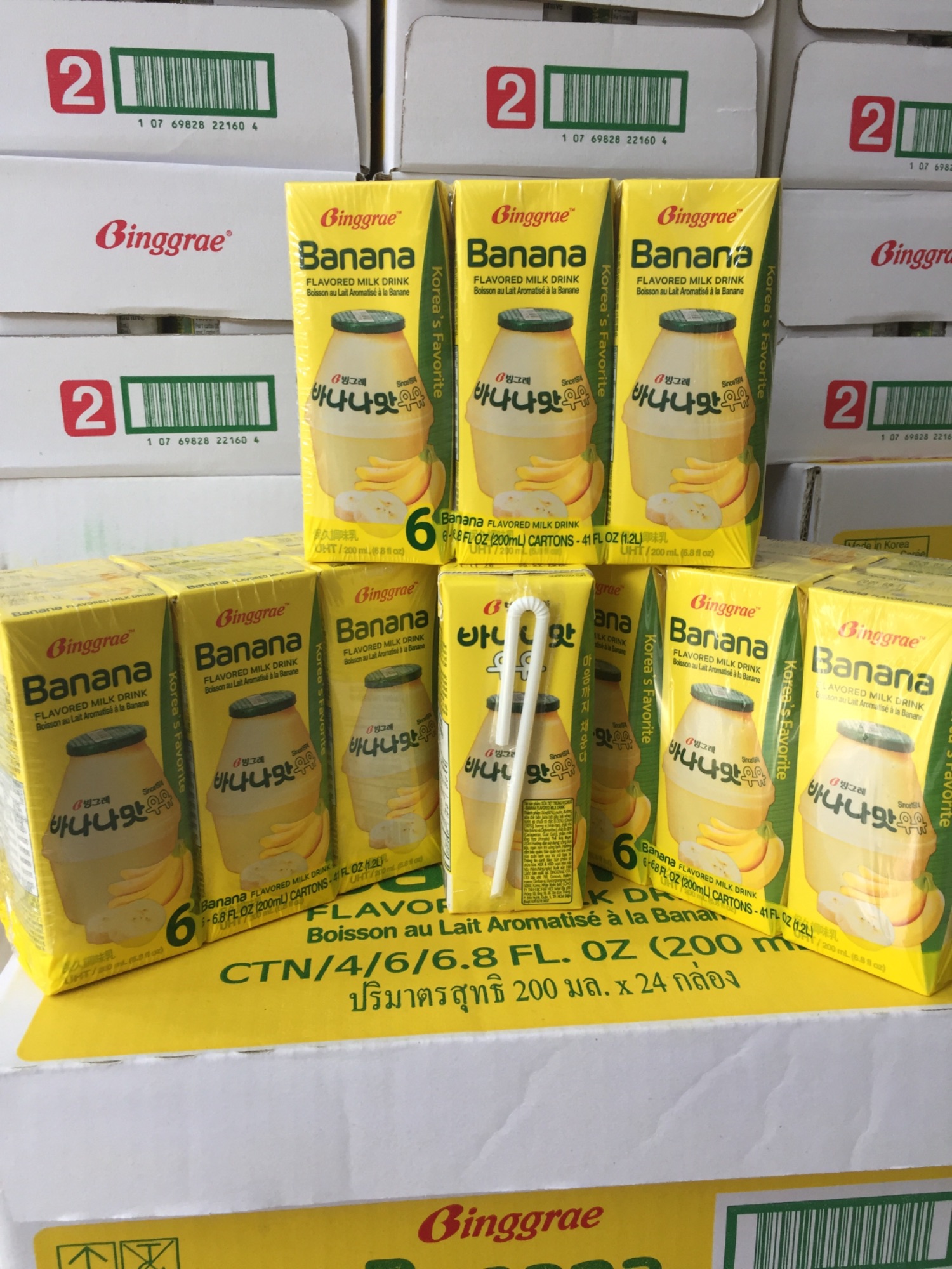 Sữa Binggrae chuối thùng 24 hộp