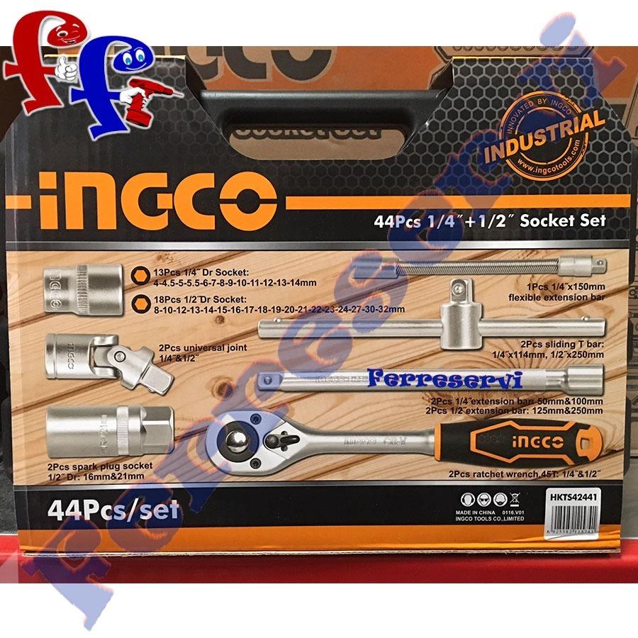 BỘ 44 ĐẦU TUÝP INGCO HKTS42441