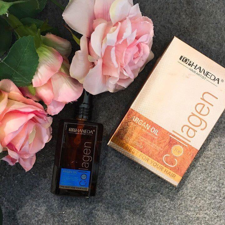 Tinh dầu dưỡng tóc Haneda Collagen Argan Oil