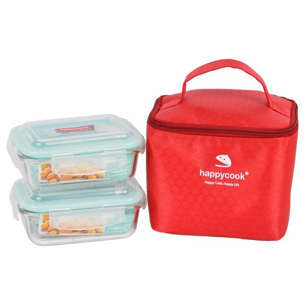 Hộp thủy tinh Happy Cook Glass HCG-02R