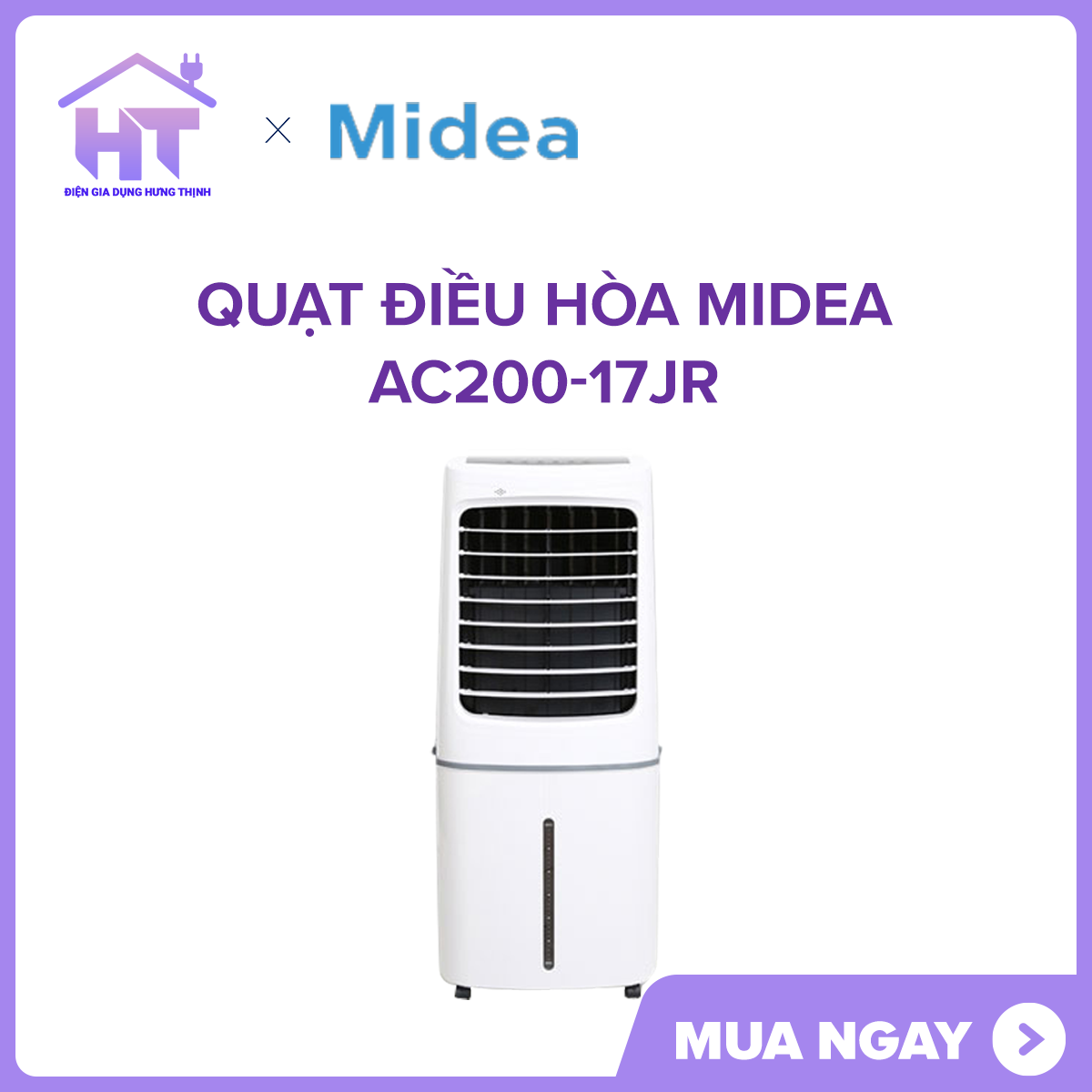 Quạt làm mát không khí Midea AC200-17JR