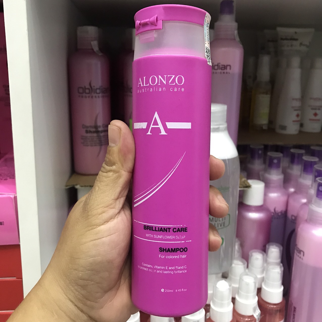 Dầu gội cho tóc nhuộm Alonzo Brilliant Care Shampoo
