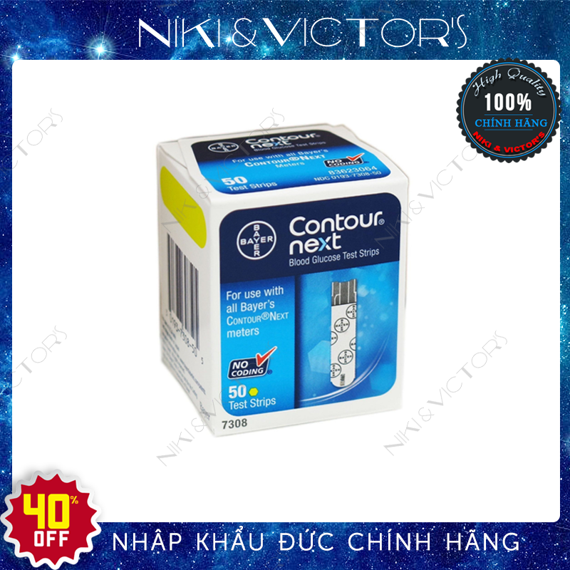 Que thử đường huyết Bayer Contour Next